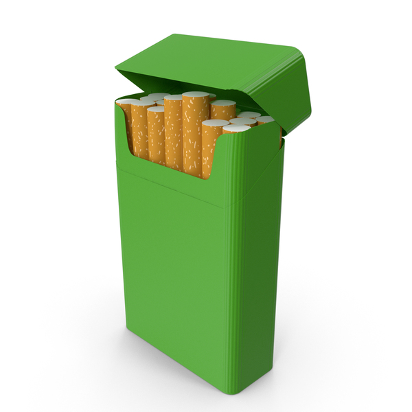 Green Cigarette Pack PNG & PSD Images