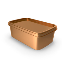 Copper Butter Box PNG & PSD Images