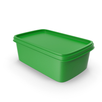 Green Butter Box PNG & PSD Images