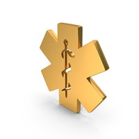 Medicine Wellness Icon Gold PNG & PSD Images