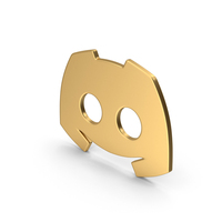 Gold Discord Icon PNG & PSD Images