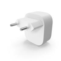 White USB Wall Charger PNG & PSD Images