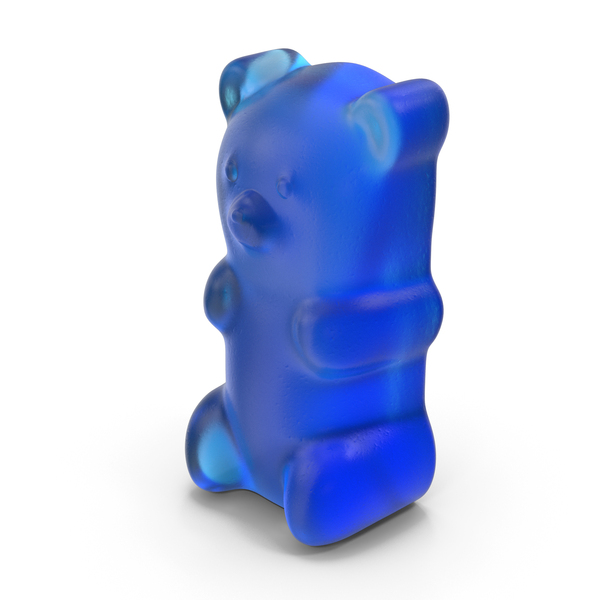 Blue Gummy Bear PNG & PSD Images