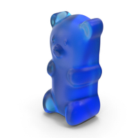Blue Gummy Bear PNG & PSD Images