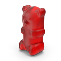 Red Gummy Bear PNG & PSD Images