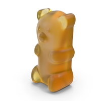 Yellow Gummy Bear PNG & PSD Images