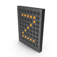 Stadium Scoreboard Alphabet Letter Z PNG & PSD Images