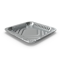 Disposable Aluminum Tray For Food PNG & PSD Images