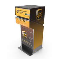 UPS Package Drop Box PNG & PSD Images