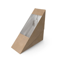 Craft Paper Small Sandwich Box PNG & PSD Images