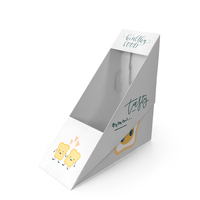 Paper Small Design Sandwich Box PNG & PSD Images