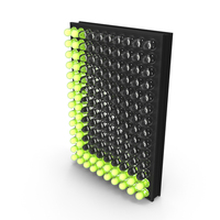 LED Matrix Letter L PNG & PSD Images