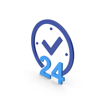 Clock 24 Hour Time Symbol PNG & PSD Images