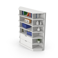 Bookcase Cabinet Set PNG & PSD Images