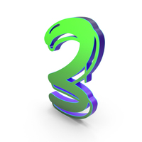 Graffiti Number 3 PNG & PSD Images