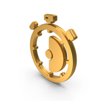 Set Time Timer 30 Minutes Alarm Gold PNG & PSD Images