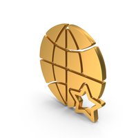 Worldwide Search Engine Optimization Web Icon Gold PNG & PSD Images