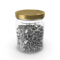 Jar With Screws PNG & PSD Images