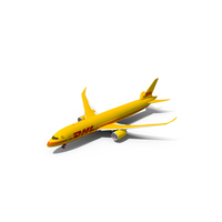 Boeing 787-10 (DHL) PNG & PSD Images