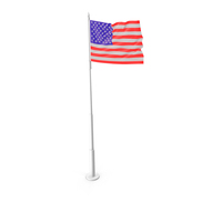 USA Flag Wind PNG & PSD Images