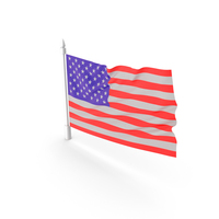 Usa Flag Wind PNG & PSD Images