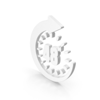 48 Hours Time Rotate Arrow Shape White PNG & PSD Images