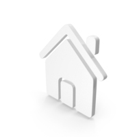 Home Web Icon Shape White PNG & PSD Images