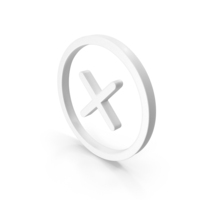 Wrong Cross Multiply Shape White PNG & PSD Images