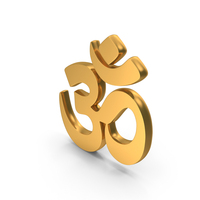 Shiva Om Om Namashivaya Om Hinduism Om Icon Gold PNG & PSD Images