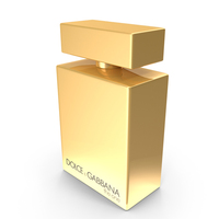 Dolce And Gabbana The One Gold Perfume Bottle PNG & PSD Images