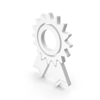 Badge Symbol White PNG & PSD Images