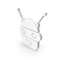 Chatbot Icon White PNG & PSD Images