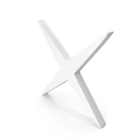 Cross Mark Wrong Mark Icon White PNG & PSD Images