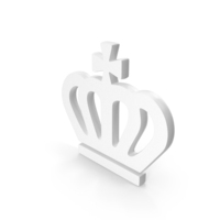 White Crown Icon PNG & PSD Images