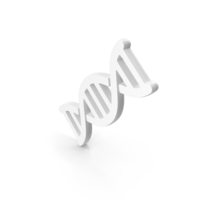 DNA Icon White PNG & PSD Images