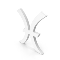 White Pisces Icon PNG & PSD Images