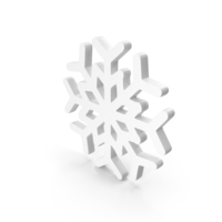 Snowflake Icon White PNG & PSD Images