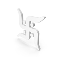 White Swastika Symbol PNG & PSD Images