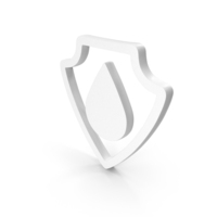 White Waterproof Icon PNG & PSD Images