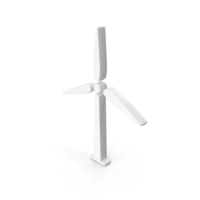 White Windmill Alternative Renewable Energy Icon PNG & PSD Images