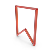 Red Glass Bookmark Label Symbol PNG & PSD Images