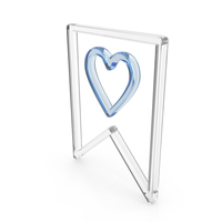 Label Favorite Love Shape Glass PNG & PSD Images