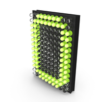 LED Matrix Letter O PNG & PSD Images