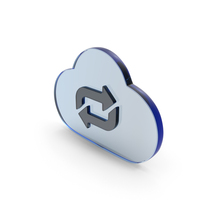 Cloud Recycle Repeat Data Shape Glass PNG & PSD Images