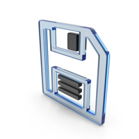 Floppy Shape Glass PNG & PSD Images