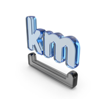 Glass Kilometer Measurement Symbol PNG & PSD Images