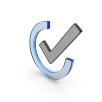 Tick Mark With Half Circle Shape PNG & PSD Images