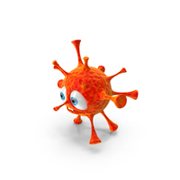Virus Covid  Cartoon PNG & PSD Images