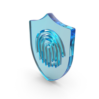 Finger Print Guard Shape Glass PNG & PSD Images