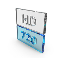 HD 720 Shape Glass PNG & PSD Images